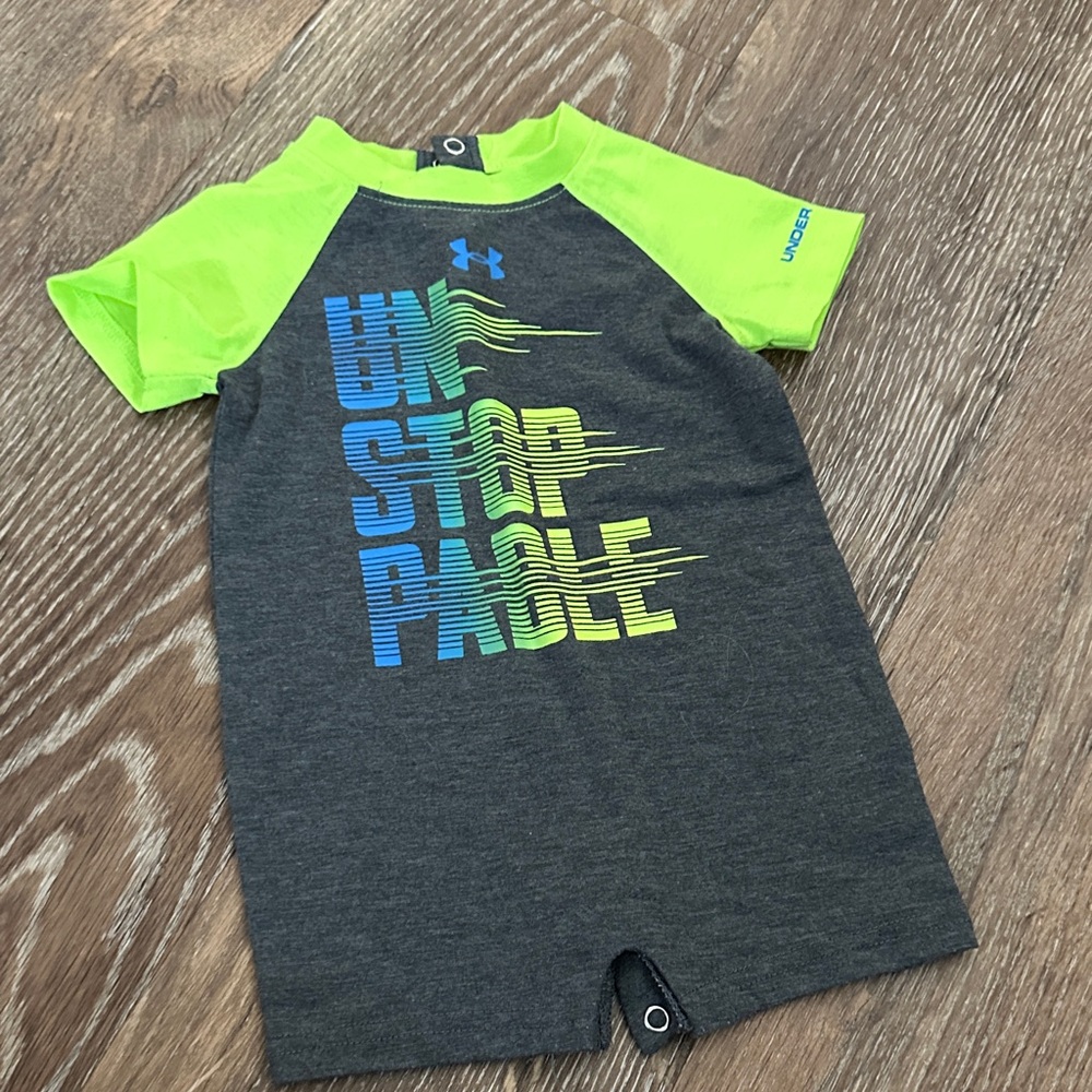 Under Armour Kids - Neon Green and Charcoal